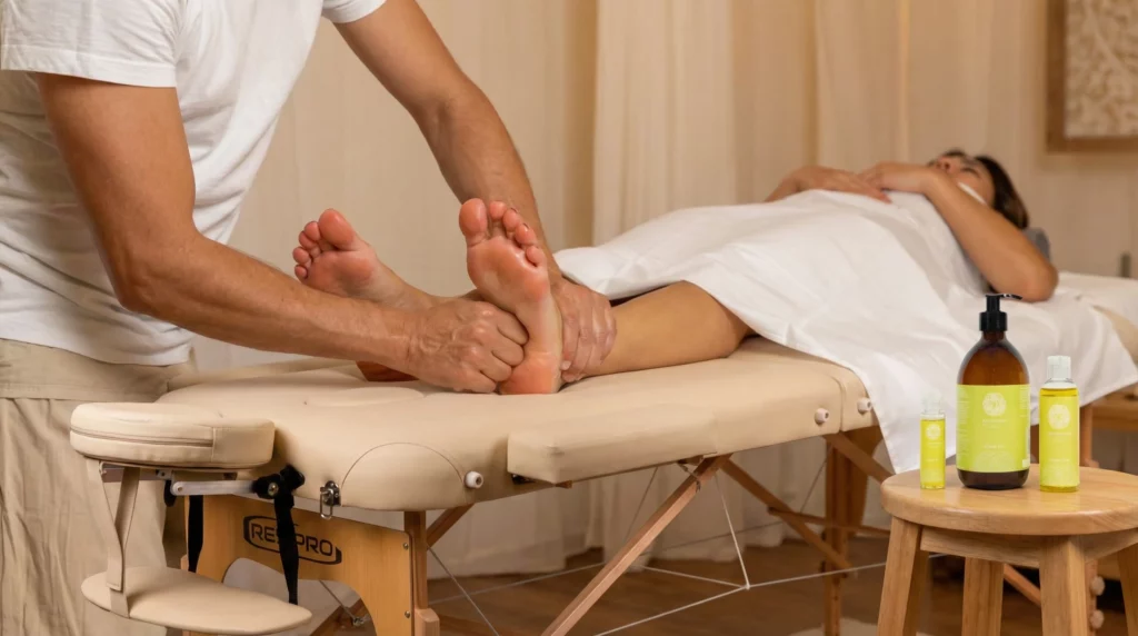 beste massagetafel voor reflexologie
