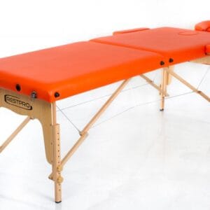Inklapbare massagetafel Classic 2 Oranje - Afbeelding 3