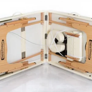 Inklapbare massagetafel Classic 3 Crème - Afbeelding 11