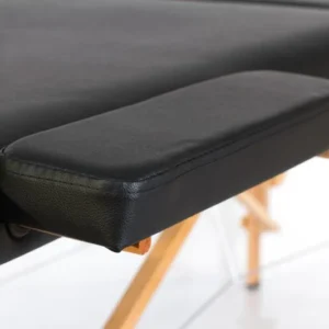 Inklapbare massagetafel Classic 3 Zwart - Afbeelding 5