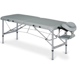 Massage Tafel Aero Alu 60 Vinyl Flex Grijs - Afbeelding 7