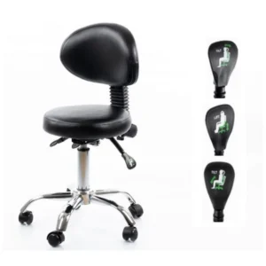 Salon Professional Stoel Round 5 Zwart - Afbeelding 3