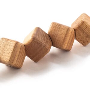 Houten massageroller, kubusvorm - Afbeelding 2