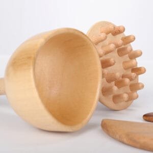 Set van 4 houten massagetherapie tools - Afbeelding 10