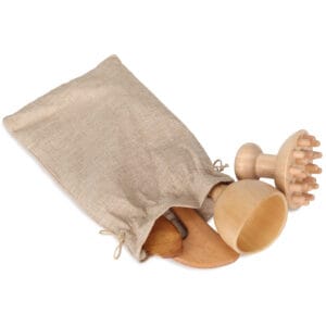 Set van 4 houten massagetherapie tools - Afbeelding 13