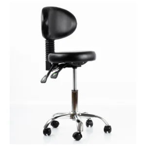 Salon Professional Stoel Round 5 Zwart - Afbeelding 5