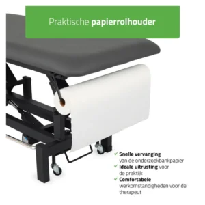 Fortis 2 ERGO behandelbank, elektrisch, ERGO kussen, voetbediening, grijs - Afbeelding 5