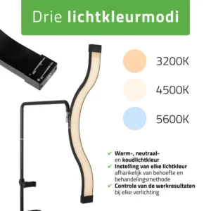 Vena Dark cosmetische lamp zwart - Afbeelding 3