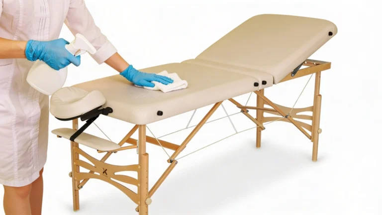 Massagetafel onderhoud: zo verleng je de levensduur van bekleding en frame