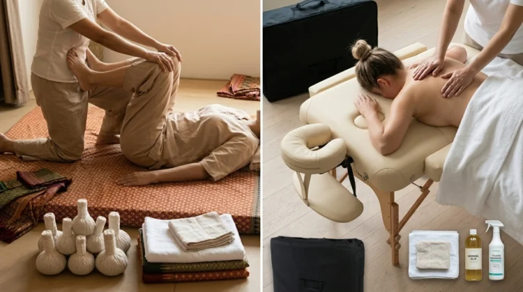Thaise massage: wat haar echt onderscheidt zonder olie