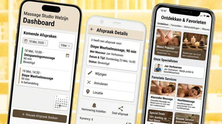 afspraken software massagepraktijk
