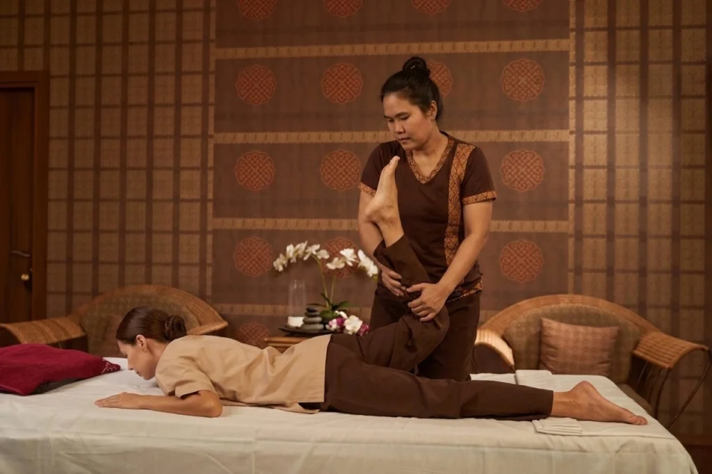 Thaise massage lijkt ook het zenuwstelsel richting ontspanning te duwen