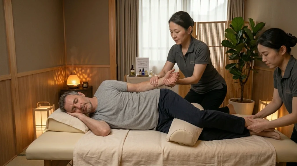  Handmassage na veel wassen of een lange werkdag